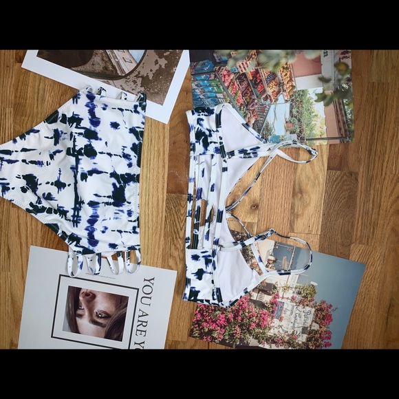 tie dye high rise two piece bikini set 👙👙 - Picture 2 of 2